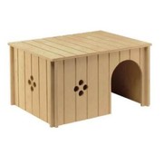 Фото Ferplast деревянный домик SIN 4647 для крупных кроликов/2 37x27,7x20см